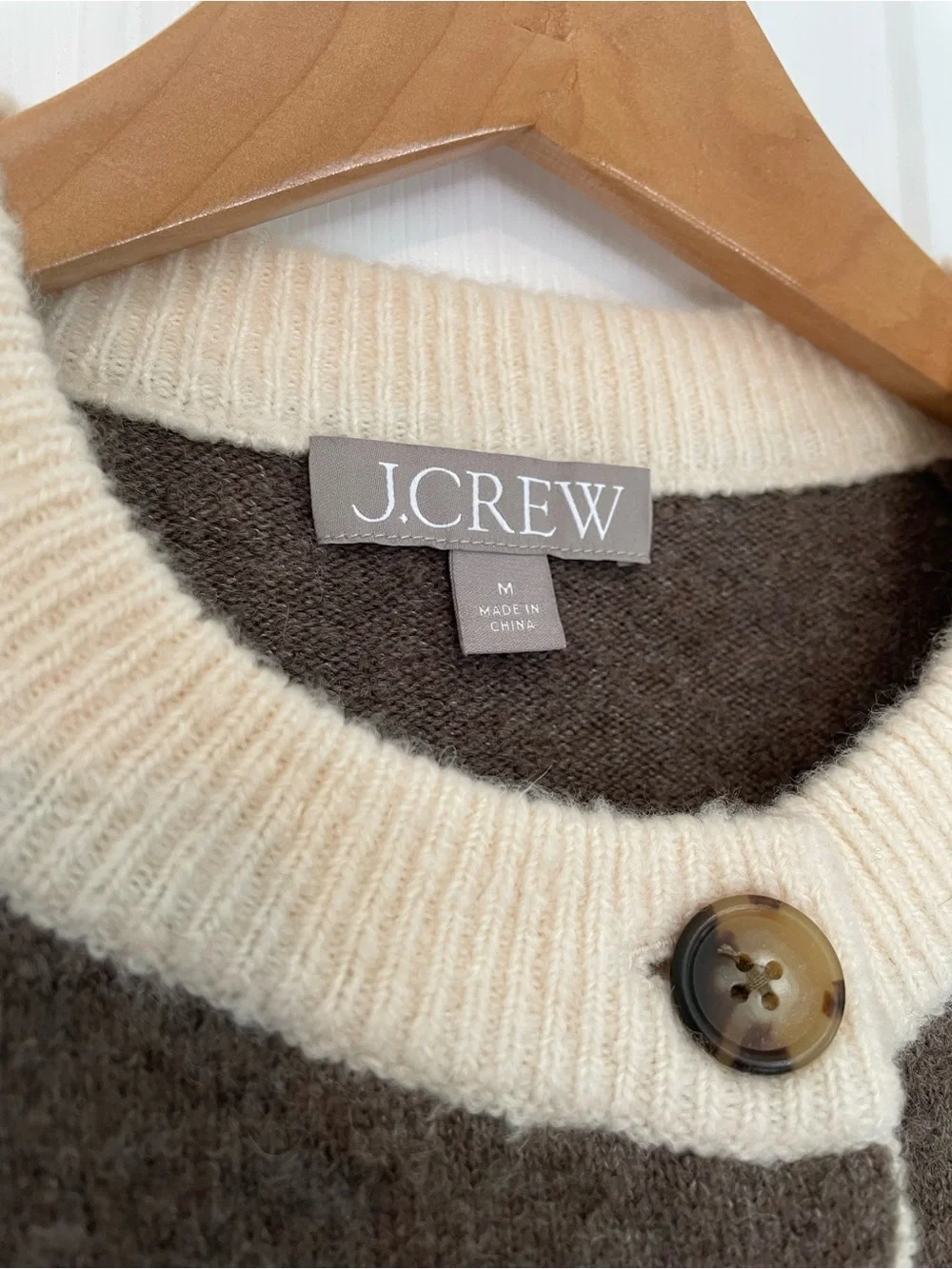 J. Crew Fair Isle Merino Blend Cardigan Sweater
